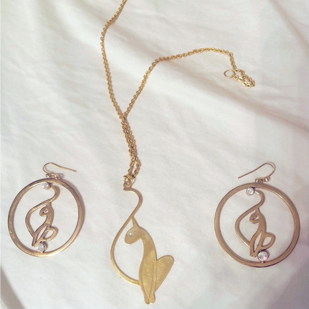 Baby phat necklace set
